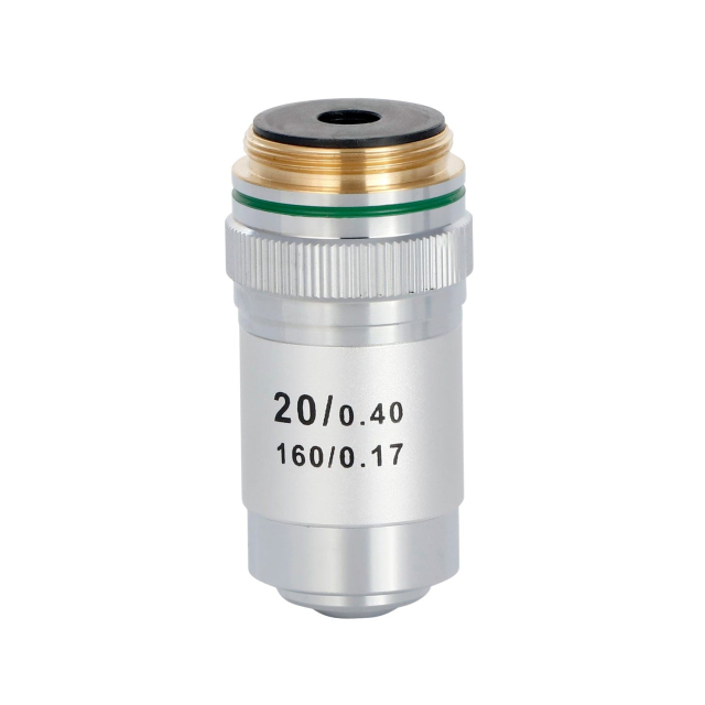 AmScope A20X-YX2-V460 20X Achromatic Microscope Objective (20mm Mounting Thread)