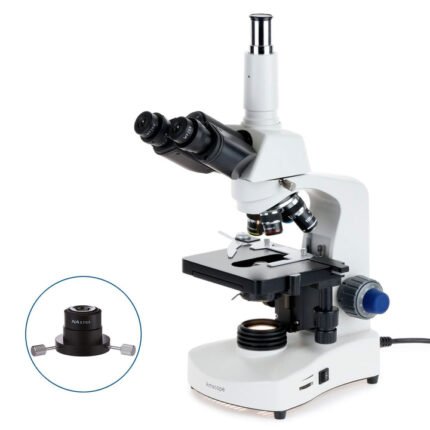 AmScope T340 Series LED Darkfield Trinocular Compound Microscope with Optional Digital Camera