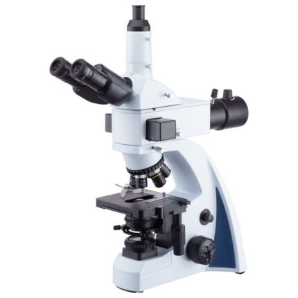 AmScope T670 Series Fluorescence Trinocular Compound Microscope 40X-1000X Magnification with Blue-band LED