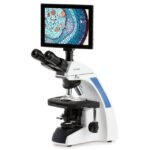 AmScope T720-TP T720 Series Trinocular Koehler LED Compound Microscope with 9.7" Touchscreen Imaging System