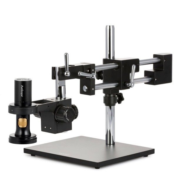 imageye___-_imgi_46_digital-microscope-DM756H2-DAB-01_1.jpeg AmScope DM756H2AD-DAB 1080p HDMI All-in-One Digital Microscope 0.35X-11.2X Magnification w/ Zoom Optics on Double-Arm Boom-Stand - Image 1