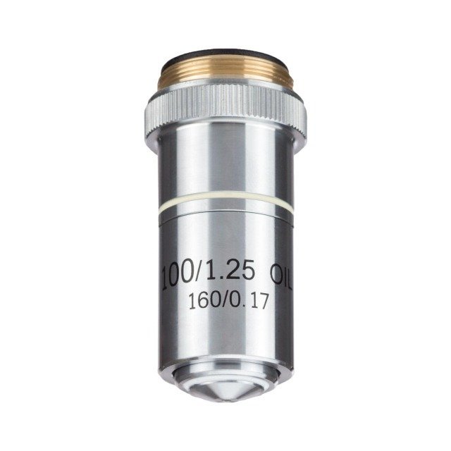 imageye___-_imgi_47_microscope-objective-lens-achromatic-a100x-v460.jpeg AmScope A100X-YX-V460 100X Achromatic Microscope Oil Immersion Objective - Image 1