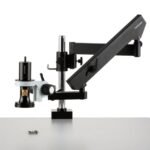 AmScope DM756W2AD-APC 1080p All-in-One Wi-Fi/USB Digital Microscope 0.35X-11.2X Magnification w/ Zoom Optics on Articulating Arm w/ Pillar