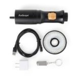 AmScope DM756W2AD-APC 1080p All-in-One Wi-Fi/USB Digital Microscope 0.35X-11.2X Magnification w/ Zoom Optics on Articulating Arm w/ Pillar - Image 7