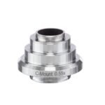 AmScope AD-C05-LC 0.55X Stainless Steel C-mount Camera Adapter for Leica Microscopes