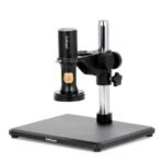AmScope DM756H2AD-TS 1080p HDMI All-in-One Digital Microscope 0.35X-11.2X Magnification w/ Zoom Optics on Table Stand