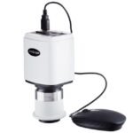 AmScope HD1080-NI05 1080p 60fps 2MP HDMI High-sensitivity Color CMOS C-mount Microscope Camera with 0.55X Adapter for Nikon Microscopes for Stand-alone and PC Imaging