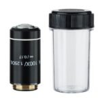 AmScope A100X-INF-B 100X Infinity Achromatic Microscope Objective with Black Finish - Image 2