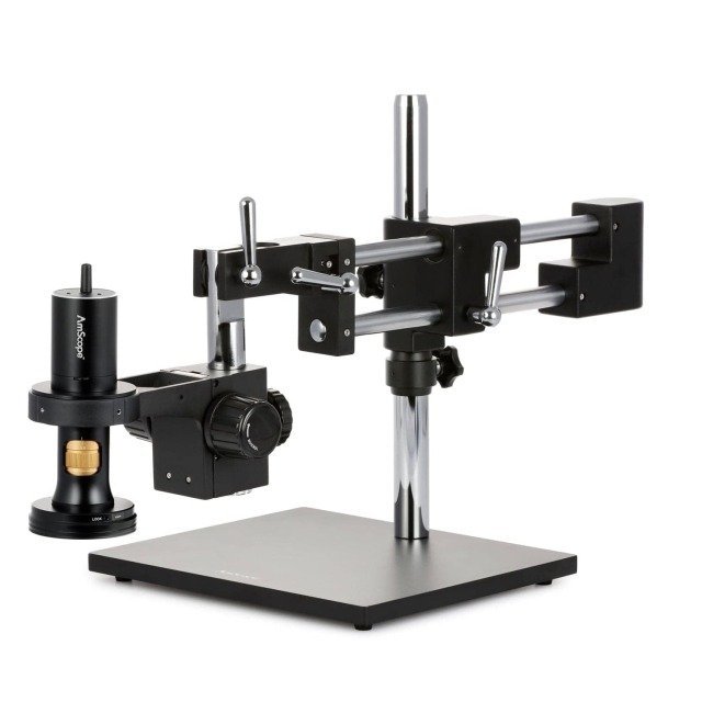 imageye___-_imgi_51_99A9466_1.jpeg AmScope DM756W2D-DAB 1080p All-in-One Wi-Fi/USB Digital Microscope 0.7X-11.2X Magnification w/ Zoom Optics on Double-Arm Boom-Stand - Image 1