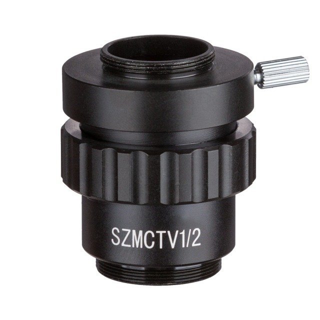 imageye___-_imgi_51_ad-c20-camera-resuction-lens-01.jpeg AmScope AD-C20 0.5X C-mount Lens Adapter for Microscope Video Cameras - Image 1