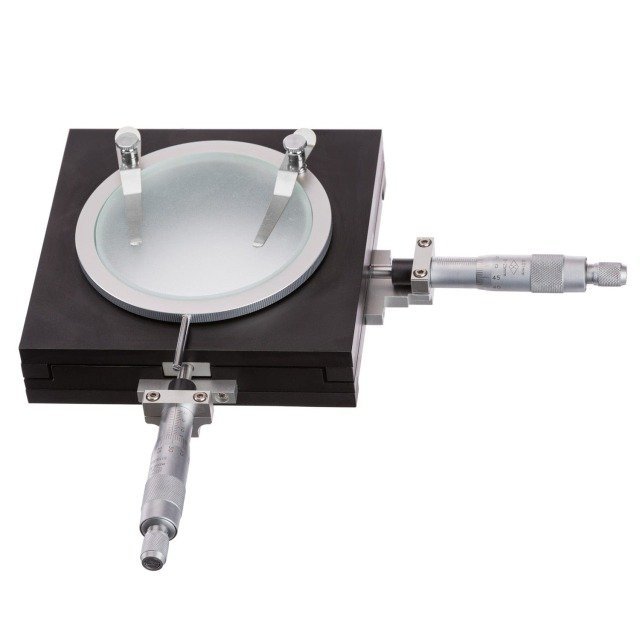 AmScope GT200 0.01mm Precise Gliding Table - Manual Stage For Microscopes - Image 1