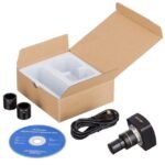 AmScope MU130 1.3MP USB 2.0 Color CMOS C-Mount Microscope Camera with Reduction Lens - Image 3