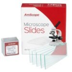 AmScope PS100E-72P100S22-50PP 100 Biology Prepared Microscope Slides - SET E, Blank Slide Coverslip Set and Pipettes - Image 2