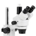 AmScope SM-1TN Industrial Inspection Zoom Trinocular Stereo Microscope 7X-45X Magnification on Pillar Stand w/ Small Base - Image 9