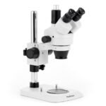 AmScope SM-1TN Industrial Inspection Zoom Trinocular Stereo Microscope 7X-45X Magnification on Pillar Stand w/ Small Base - Image 11