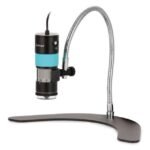 AmScope HHD1300-QSMS10 1.3 MP Professional Handheld Digital USB Microscopes w/ 10X-280X Magnification, LED Ring Illuminator, and Ball-Joint Stand - Image 6