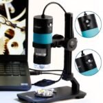 AmScope HHD1300-QSMS10 1.3 MP Professional Handheld Digital USB Microscopes w/ 10X-280X Magnification, LED Ring Illuminator, and Ball-Joint Stand - Image 12